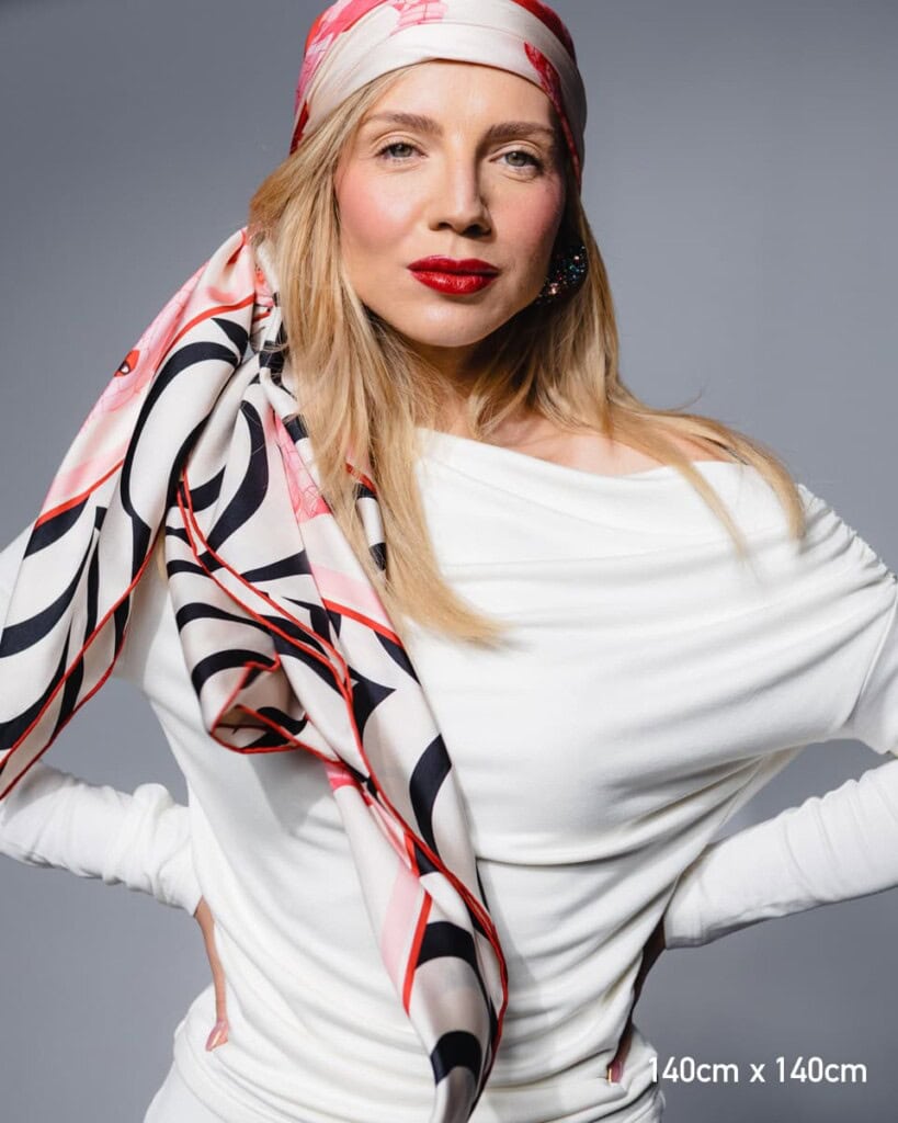 apaszka jedwabna dwustronna rok weza spadiora 13