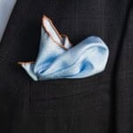 poszetka jedwabna meska dwustronna koronka blawatna spadiora