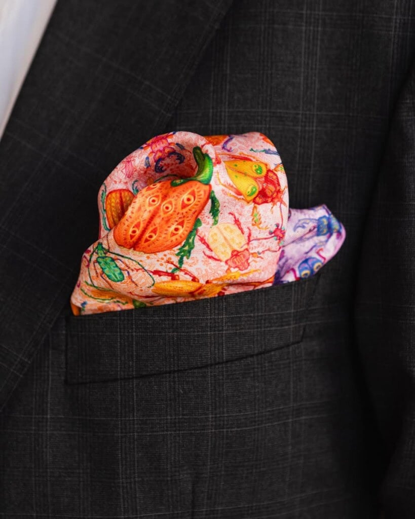 poszetka jedwabna meska dwustronna zuki spadiora 1