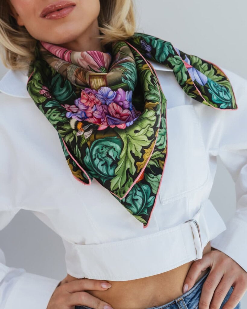 apaszka jedwabna dwustronna pomander spadiora 8