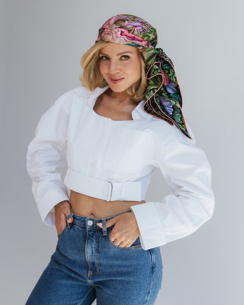 apaszka jedwabna dwustronna pomander spadiora 9