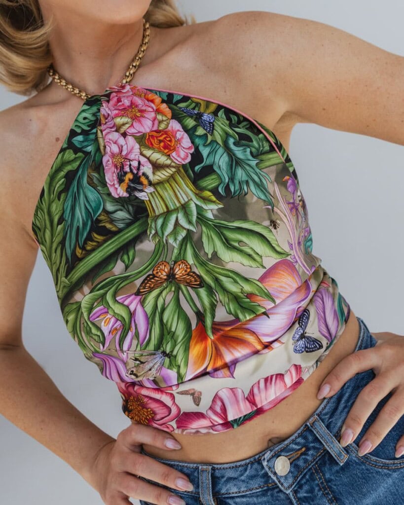 apaszka jedwabna dwustronna pomander spadiora 15