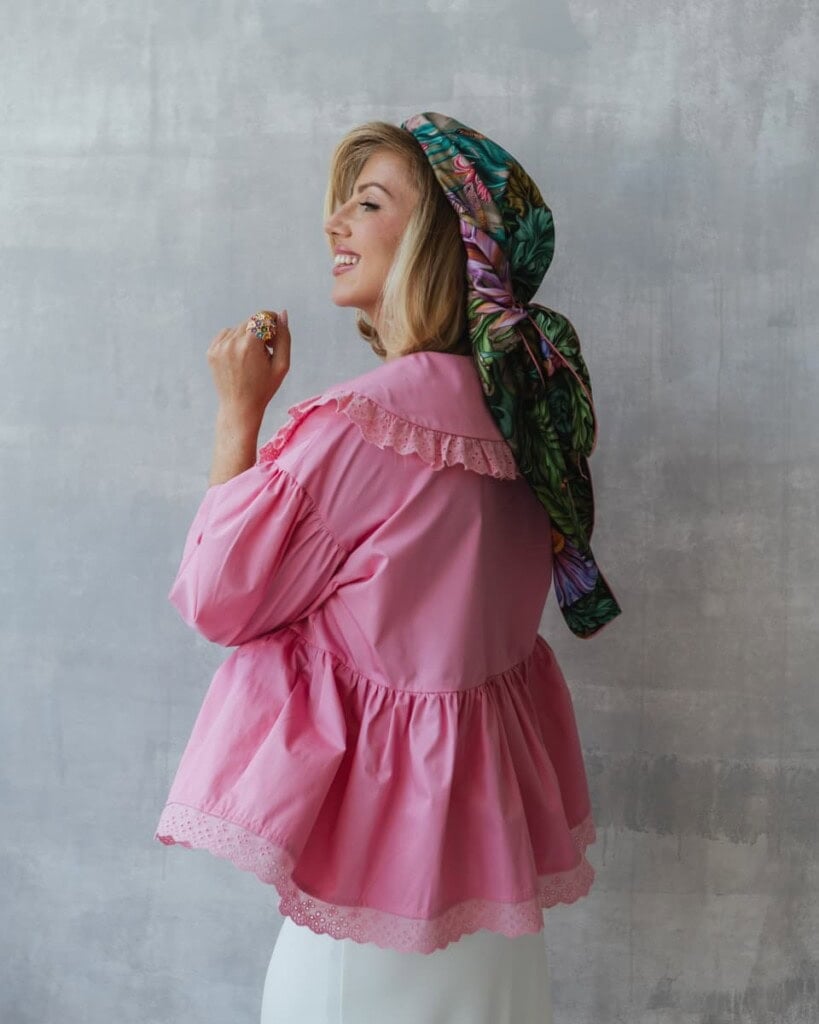 apaszka jedwabna dwustronna pomander spadiora 16