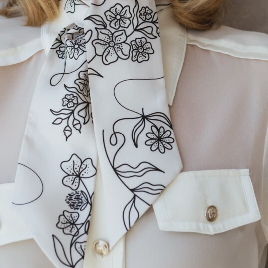 jedwabne twilly feminimal ecru spadiora