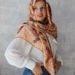 chusta welniano jedwabna dwustronna wiatraki spadiora 4