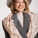 chusta welniano jedwabna dwustronna kwiaty zodiaku spadiora 2