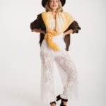 chusta welniano jedwabna dwustronna totem spadiora 