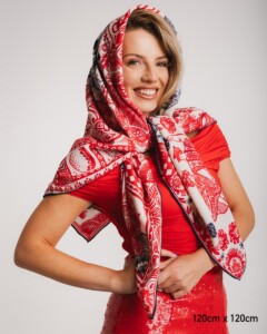 chusta welniano jedwabna dwustronna wiwat spadiora 6