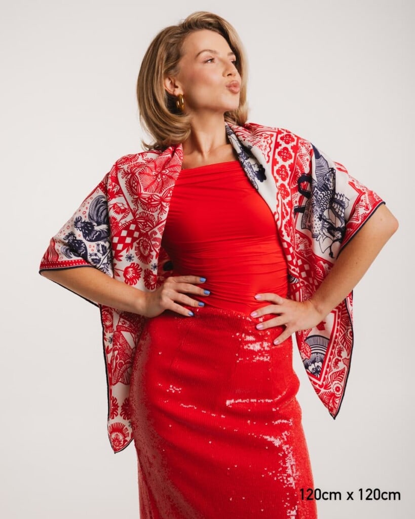 chusta welniano jedwabna dwustronna wiwat spadiora 2