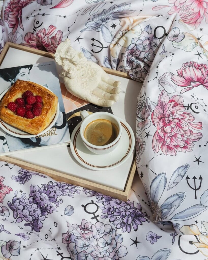 posciel bawelniana songo kwiaty zodiaku spadiora 1