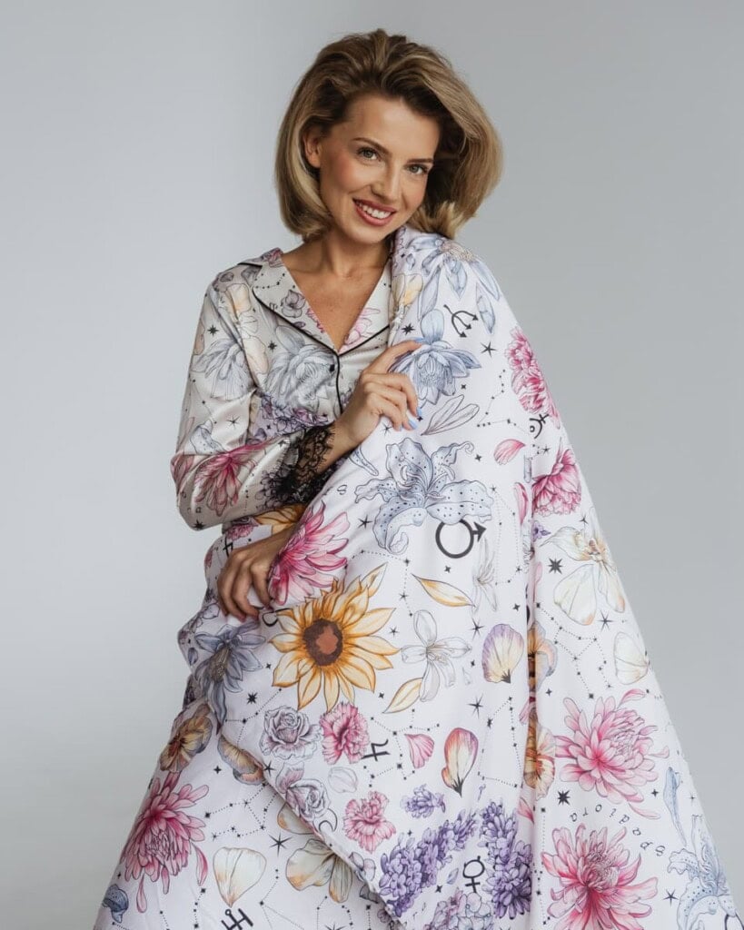 posciel bawelniana songo kwiaty zodiaku spadiora 19