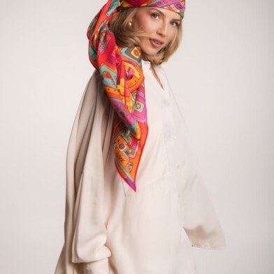 chusta welniano jedwabna dwustronna playlista spadiora 4