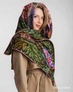 chusta welniano jedwabna dwustronna pomander spadiora 3