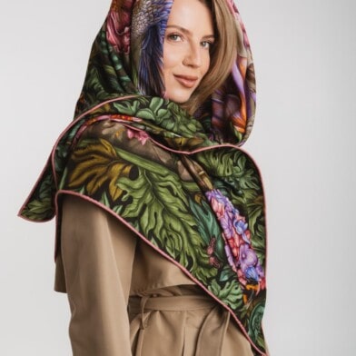 chusta welniano jedwabna dwustronna pomander spadiora 3