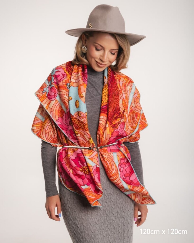 chusta welniano jedwabna dwustronna rok drewnianego smoka spadiora 7