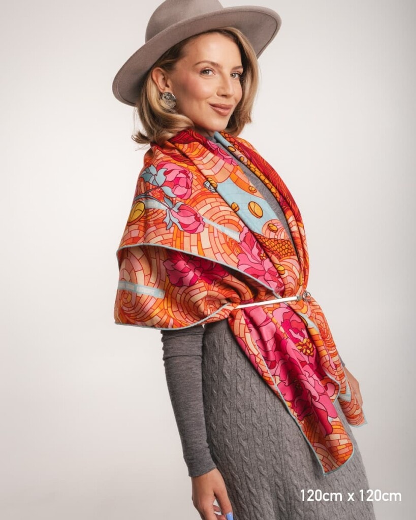 chusta welniano jedwabna dwustronna rok drewnianego smoka spadiora 9