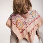 chusta welniano jedwabna dwustronna rozowe szeptane opowiesci spadiora 6