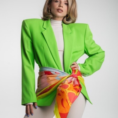 chusta welniano jedwabna dwustronna self love first spadiora 6