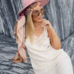 chusta welniano jedwabna dwustronna rozowe szeptane opowiesci spadiora 9