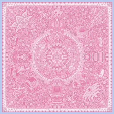 wzor koronka malinowa spadiora