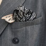 poszetka jedwabna meska dwustronna zebra spadiora