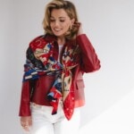 chusta welniano jedwabna dwustronna cyrk spadiora 1