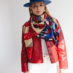 chusta welniano jedwabna dwustronna cyrk spadiora 5