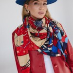 chusta welniano jedwabna dwustronna cyrk spadiora 6