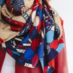 chusta welniano jedwabna dwustronna cyrk spadiora 9