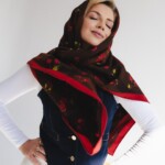 chusta welniano jedwabna dwustronna wisnie spadiora 8