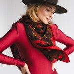 chusta welniano jedwabna dwustronna wisnie spadiora 13