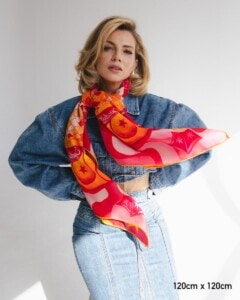 chusta welniano jedwabna dwustronna rozkosz spadiora 4