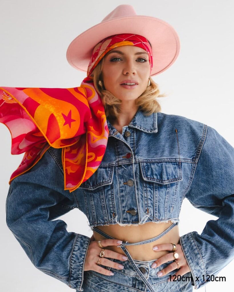 chusta welniano jedwabna dwustronna rozkosz spadiora 6