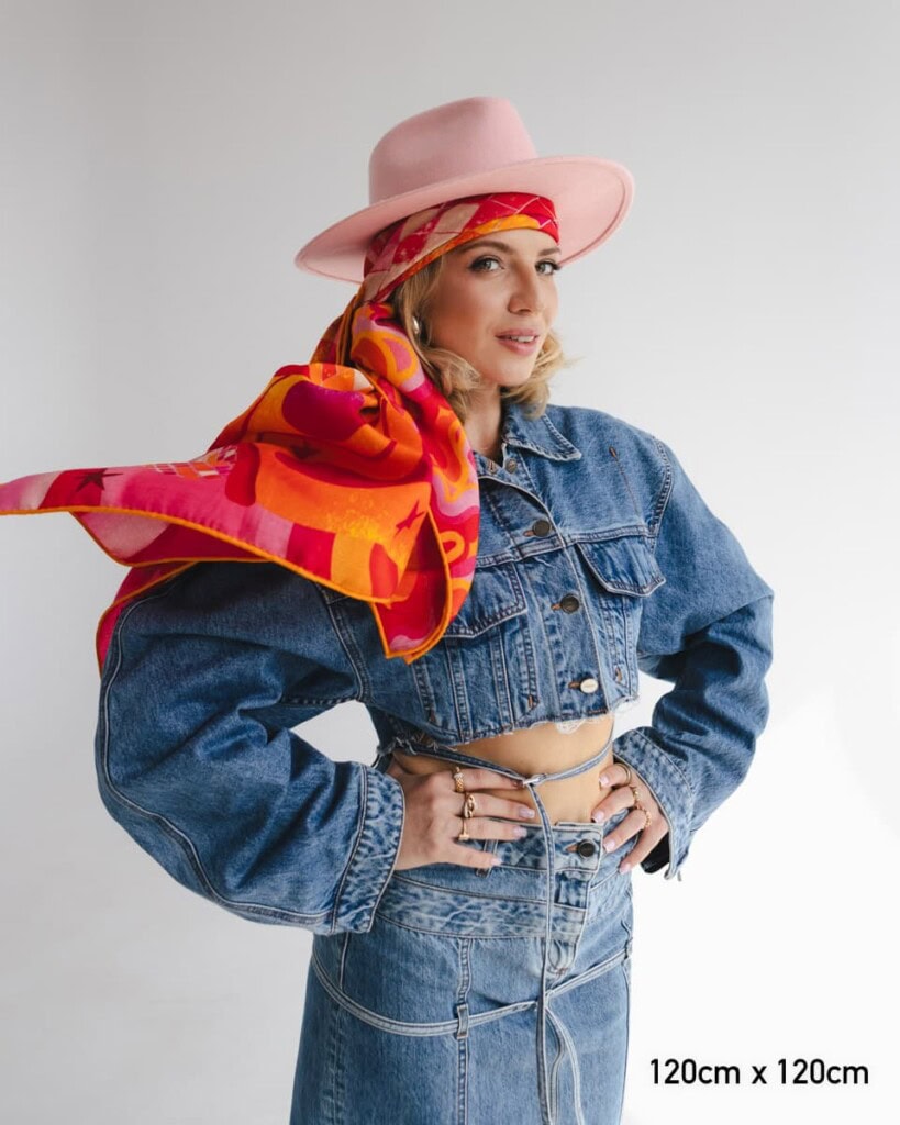 chusta welniano jedwabna dwustronna rozkosz spadiora 7