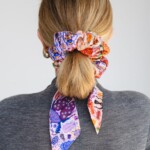 gumka scrunchie z szarfa spadiora 1