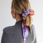 gumka scrunchie z szarfa spadiora 3
