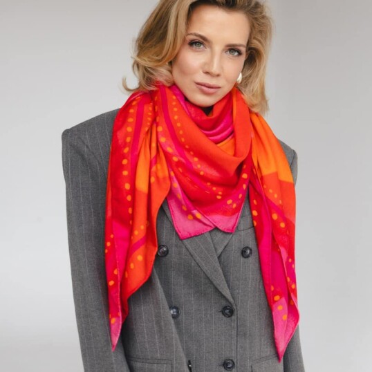 chusta welniano jedwabna dwustronna nazywaj ja jak chcesz spadiora