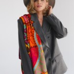 chusta welniano jedwabna dwustronna fauna spadiora 3