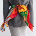 chusta welniano jedwabna dwustronna fauna spadiora 7