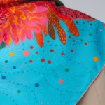 apaszka jedwabna dwustronna kwiaty podwodne spadiora 6