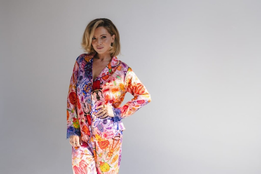 jedwabna pizama senso zuki zestaw z dlugimi spodniami spadiora 6