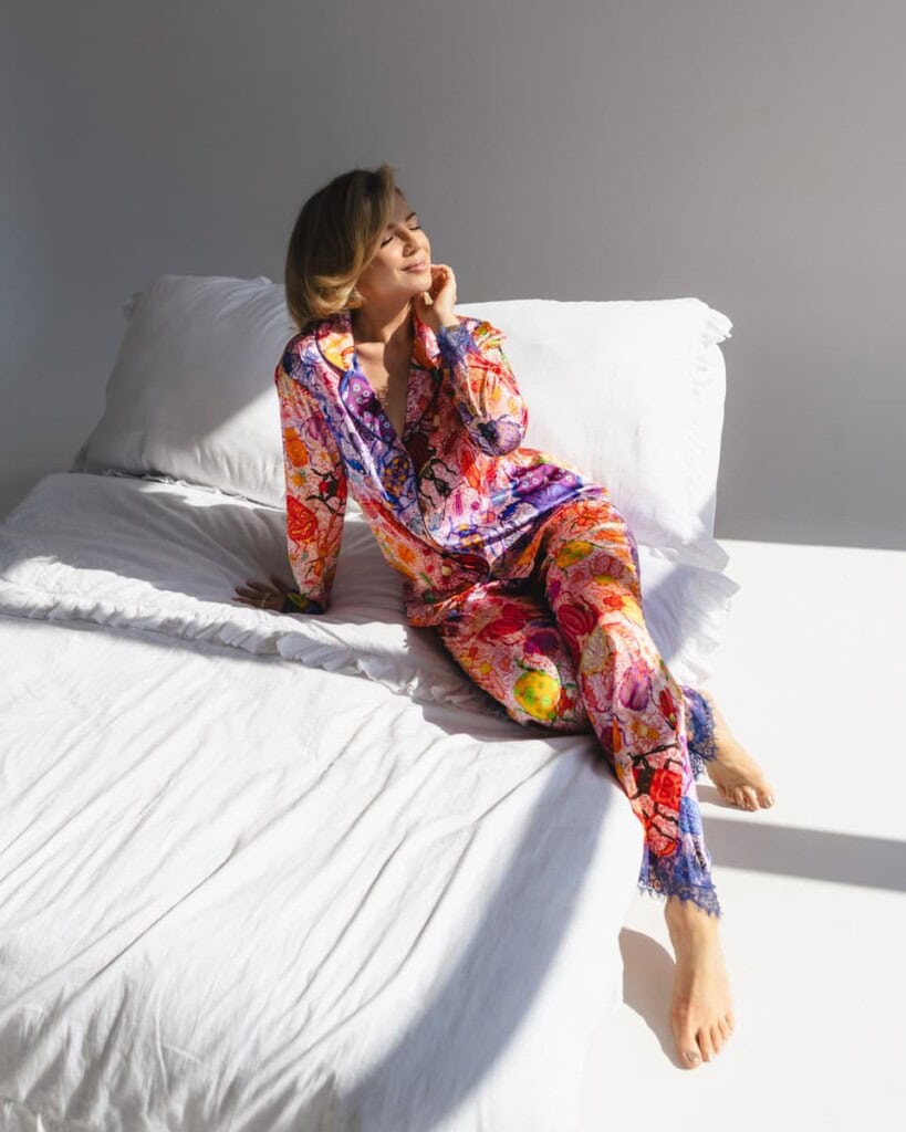 jedwabna pizama senso zuki zestaw z dlugimi spodniami spadiora 7