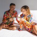 jedwabna satynowa pizama vesperto frykasy z dlugim rekawem i szortami spadiora 6