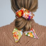 gumka scrunchie z szarfa frykasy spadiora 2