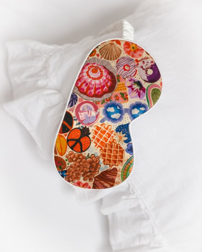 jedwabna opaska na oczy do spania frykasy spadiora