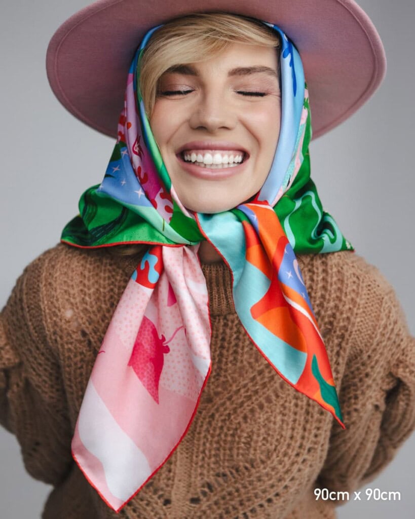 apaszka jedwabna dwustronna sen spadiora 10