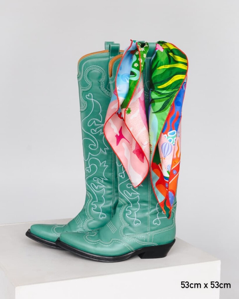 apaszka jedwabna dwustronna sen spadiora 17