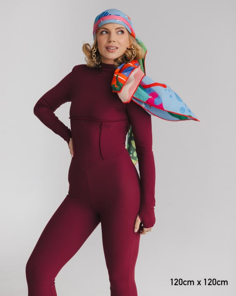 chusta welniano jedwabna dwustronna sen spadiora 5