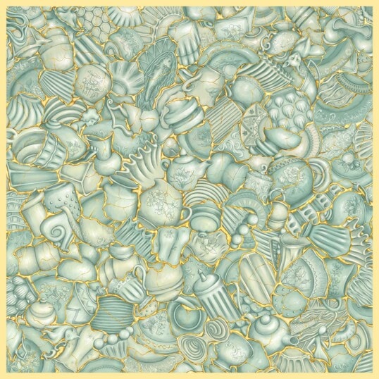 wzor kintsugi spadiora