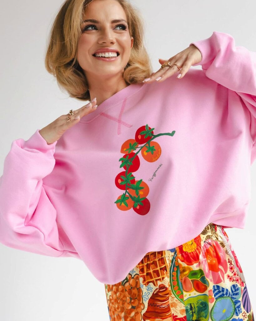 bluza movado rozowa spadiora